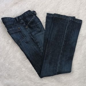 Gold Sign Boot Cut Jeans